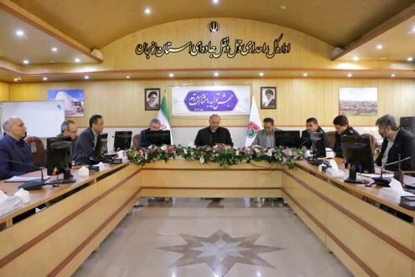 جلسه کمیسیون ایمنی راههای استان زنجان با بررسی مشکلات محور ابهر- خدابنده برگزار شد راهداری زنجان