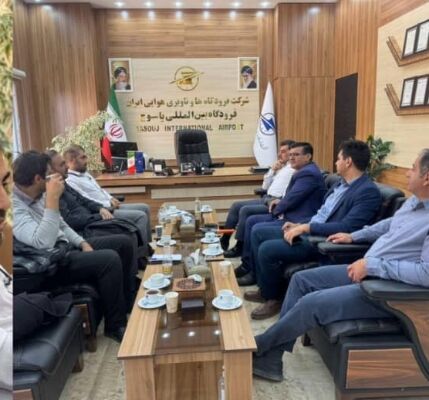 برگزاری جلسه تحویل موقت پروژه توزیع ایستگاه ایمنی زمینی و آتش نشانی فرودگاه یاسوج فرودگاه