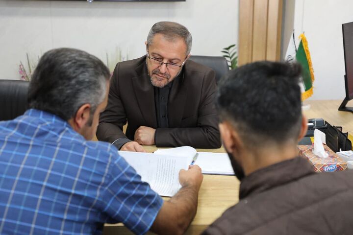 برگزاری ملاقات مردمی سرپرست اداره کل راه و شهرسازی آذربایجانغربی