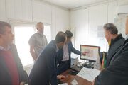 بازدید حمیدی معاون هماهنگی امور عمرانی استانداری به همراه جلالی معاون استاندار و فرماندار ویژه شهرستان شاهرود و امیرعمیدی مدیرکل راه و شهرسازی شرق استان از پروژه تقاطع غیر همسطح مجن