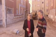 بازدید سر زده مدیر کل راه و شهرسازی شرق استان سمنان (شاهرود)از ادامه پیشرفت محوطه سازی پروژه  سنگسر شاهرود
