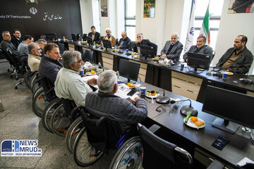 ببینید | برگزاری جلسه امور ایثارگران وزارت راه و شهرسازی و نمایندگان انجمن جانبازان نخاعی با حضور سردار هادیان فرد