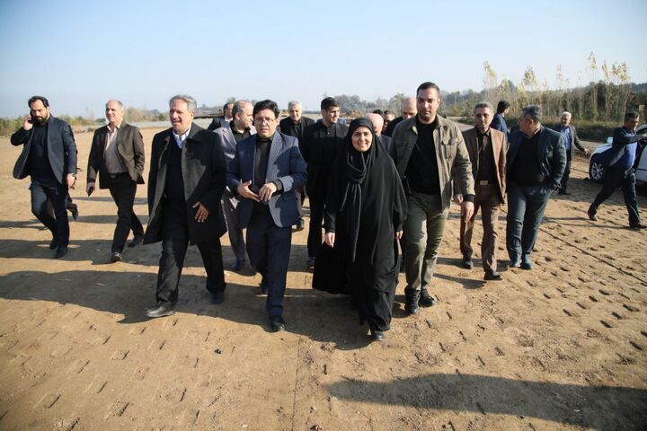 بازدید وزیر راه و شهرسازی از آزادراه قائمشهر- ساری به عنوان بخشی از طرح کریدوری آزادراهی سراسری شرق به غرب کشور بازدید