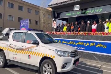 ویدیو|حضور اداره کل راهداری و حمل و نقل جاده ای استان البرز در رزمایش انتظامی ،ترافیکی زمستان ۱۴۰۳