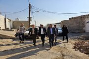 ببینید | بازدید مدیرکل راه و شهرسازی خوزستان و معاونین از بافت ناکارآمد شهری محله اسلام آباد هفتکل