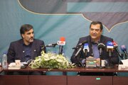 ببینید | نشست خبری معاونین وزیر راه و شهرسازی در هشتیمن نمایشگاه حمل و نقل، لجستیک و صنایع وابسته (۲)