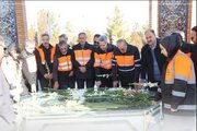 گزارش تصویری -گلباران مزار شهدای ارومیه با حضور مدیر کل، معاونین، روسای ستادی و مجموعه کارکنان اداره کل راهداری و حمل و نقل جادهای آذربایجان غربی