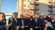 آیین بهرهبرداری از ۲۰۰۰واحد نهضت ملی مسکن شهری و روستایی استان خراسان شمالی با حضور وزیر راه و شهرسازی