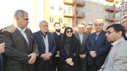 آیین بهرهبرداری از ۲۰۰۰واحد نهضت ملی مسکن شهری و روستایی استان خراسان شمالی با حضور وزیر راه و شهرسازی