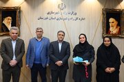 ببینید| آیین تجلیل از بانوان اداره کل راه و شهرسازی خوزستان