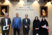 ببینید| آیین تجلیل از بانوان اداره کل راه و شهرسازی خوزستان