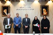 ببینید| آیین تجلیل از بانوان اداره کل راه و شهرسازی خوزستان