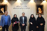 ببینید| آیین تجلیل از بانوان اداره کل راه و شهرسازی خوزستان