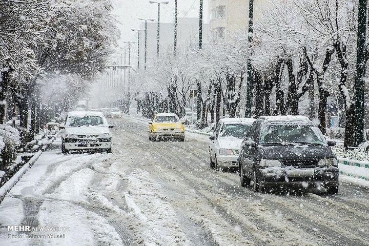 پایان هفته برفی برای ۵ استان کشور برف