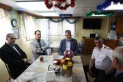ببینید| تبريک سال نو ميلادی به فرماندهان و خدمه کشتیهای خارجی مستقر در اسکلههای بنادر امیرآباد و امام خمینی