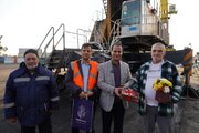ببینید| تبريک سال نو ميلادی به فرماندهان و خدمه کشتیهای خارجی مستقر در اسکلههای بنادر امیرآباد و امام خمینی
