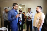 ببینید| تبريک سال نو ميلادی به فرماندهان و خدمه کشتیهای خارجی مستقر در اسکلههای بنادر امیرآباد و امام خمینی