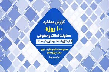 ویدیو| عملکرد اداره کل راه و شهرسازی خوزستان در ۱۰۰ روز دولت چهاردهم به روایت تصویر/ بخش سوم