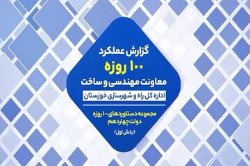 ویدیو| عملکرد اداره کل راه و شهرسازی خوزستان در ۱۰۰ روز دولت چهاردهم به روایت تصویر/ بخش اول