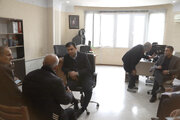 برپایی میز خدمت برای خانوادههای جانبازان، ایثارگران و شهداء در اداره کل راه و شهرسازی استان البرز با حضور مشاور وزیر راه و شهرسازی در امور ایثارگران