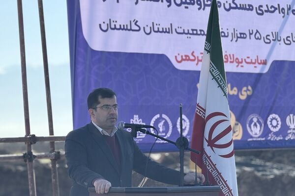 تعهد ساخت ۱۳۵۰ واحد مسکن محرومان در گلستان راه و شهرسازی گلستان