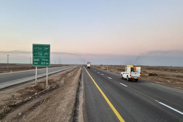 تکمیل محور اهواز به خرمشهر به ۴ همت بودجه نیاز دارد ببینید| تداوم عملیات اجرایی پروژه چهارخطه محورخرمشهر به اهواز