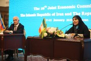ببینید | مراسم امضای تفاهمنامه همکاری راهآهن ایران و جمهوری آذربایجان درخصوص پایانه ریلی آستارا همزمان با برگزاری شانزدهمین اجلاس کمیسیون مشترک اقتصادی دو کشور
