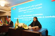 ببینید | مراسم امضای تفاهمنامه همکاری راهآهن ایران و جمهوری آذربایجان درخصوص پایانه ریلی آستارا همزمان با برگزاری شانزدهمین اجلاس کمیسیون مشترک اقتصادی دو کشور