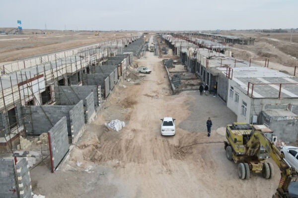 ویدیو| روایت پیشرفت سایت نهضت ملی مسکن قنوات قم؛ دهه فجر ۱۴۰۳ اسلام آباد قنوات قم