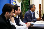 ببینید|گزارش تصویری از نشست هم اندیشی مدیر کل راهداری و حمل و نقل جادهای البرز و رئیس پلیس راه استان البرز با صنف حمل و نقل  مسافری برون شهری استان البرز