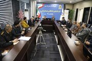 ببینید|گزارش تصویری از نشست هم اندیشی مدیر کل راهداری و حمل و نقل جادهای البرز و رئیس پلیس راه استان البرز با صنف حمل و نقل  مسافری برون شهری استان البرز