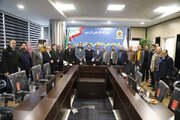 ببینید|گزارش تصویری از نشست هم اندیشی مدیر کل راهداری و حمل و نقل جادهای البرز و رئیس پلیس راه استان البرز با صنف حمل و نقل  مسافری برون شهری استان البرز