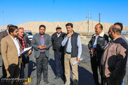 بازدید از پروژههای راهسازی در حال اجرا و در دست اقدام شهرستان لامرد با حسن شبانی مدیرکل راه و شهرسازی لارستان با همراه خضری فرماندار لامرد ، دادستان و رئیس دادگستری شهرستان لامرد