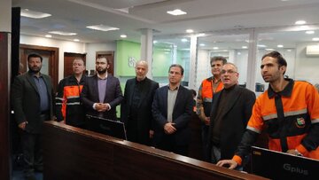 بازدید سرپرست معاونت اجتماعی و پیشگیری از وقوع جرم دادگستری کل استان همدان از مرکز مدیریت راه‌ها "سامانه ۱۴۱"