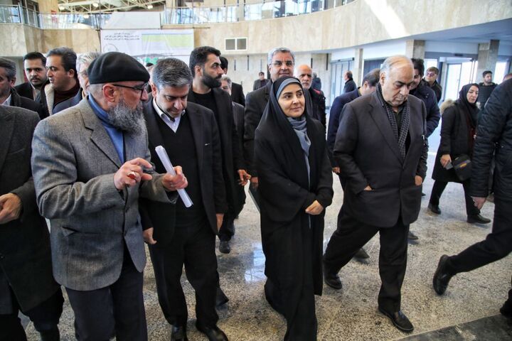 بازدید وزیر راه و شهرسازی از روند تکمیل راهآهن میانه-اردبیل راه آهن اردبیل