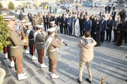 ببینید | شروع جشنهای چهلوششمین سالگرد پیروزی انقلاب اسلامی از محل ترمینال یک فرودگاه مهرآباد با حضور وزیر راه و شهرسازی