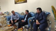 ادامه دیدارهای مدیرکل راه و شهرسازی استان البرز با خانواده شهدا و ایثارگران در راستای طرح سپاس