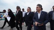 بازدید «سعید رسولی» معاون حملونقل وزیر راه و شهرسازی و سرپرست سازمان بنادر و دریانوردی از اسکله های بندر عسلویه و نخل تقی و گفتگو با فعالان دریایی و لنجداران منطقه