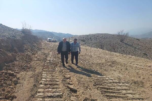 بازدید مدیر کل راهداری و حمل و نقل جاده ای استان هرمزگان از شهرستان رودان رودان