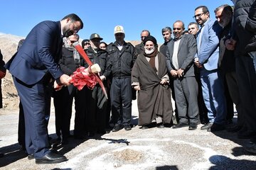 ببینید | آیین کلنگ زنی احداث پاسگاه پلیس راه محور شهمیرزاد-فولادمحله در استان سمنان