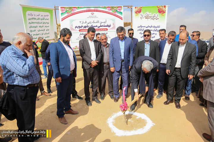 بهره‌برداری و کلنگ زنی از ۴ پروژه شهرستان جویم در  دهه فجر با حضور بروجردی