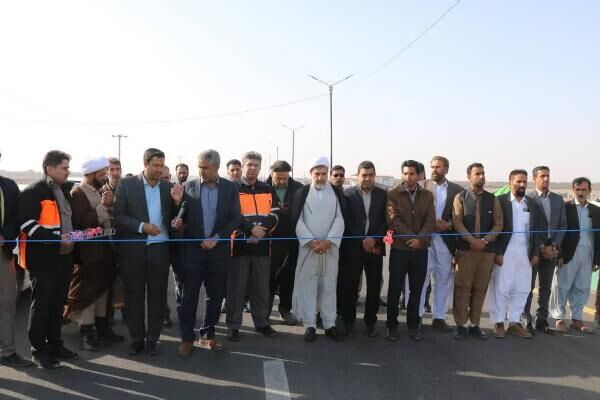 افتتاح و کلنگ زنی چهار پروژه راهداری و راه روستایی شهرستان گنبکی استان کرمان