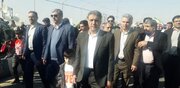 ببینید| حضور پرشور مدیران و کارکنان اداره کل راه و شهرسازی خوزستان در راهپیمایی ۲۲ بهمن‌ماه