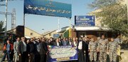 ببینید| حضور پرشور مدیران و کارکنان اداره کل راه و شهرسازی خوزستان در راهپیمایی ۲۲ بهمن‌ماه