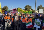 ببینید| حضور همکاران راهداری و حمل و نقل جادهای استان خراسان جنوبی در راهپیمایی با شکوه روز ۲۲ بهمن