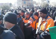 ببینید| حضور همکاران راهداری و حمل و نقل جادهای استان خراسان جنوبی در راهپیمایی با شکوه روز ۲۲ بهمن