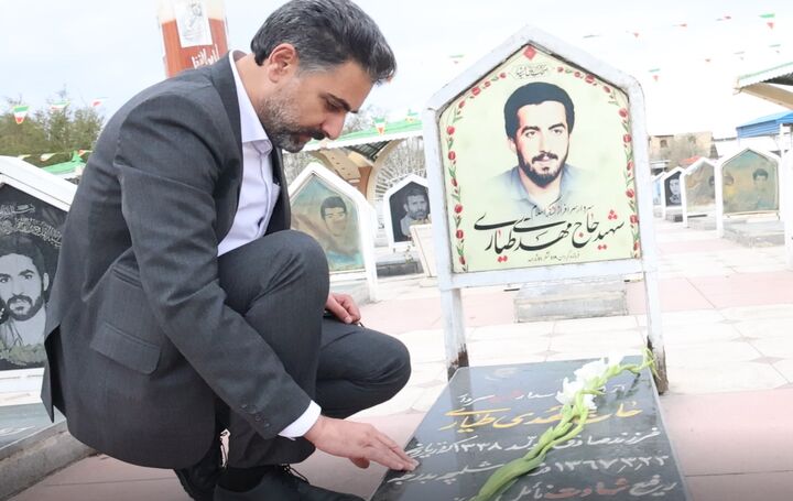 ادای احترام به شهدا و آغاز راه خدمتِ سرپرست جدید راه و شهرسازی جنوب کرمان