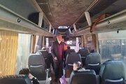 ببینید| جلسه هماهنگی و برنامه ریزی طرح سه روزه تشدید کنترل و نظارت مشترک ناوگان حمل و نقل مسافری با حضور نمایندگان سازمان راهداری و پلیس راه کشور در پایانه مسافربری شهید کلانتری