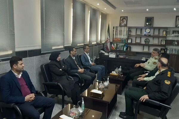 نشست مشترک سرپرست راه و شهرسازی گیلان با فرماندهی انتظامی استان گیلان