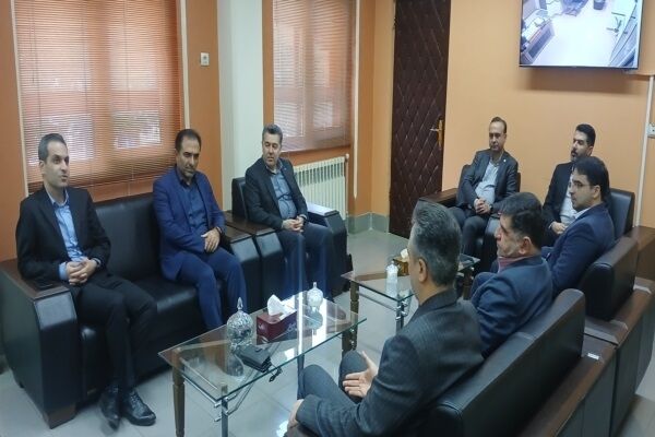 دیدار سرپرست اداره کل راه و شهرسازی استان با مدیر امور شعب بانک ملی گیلان گیلان